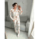 Pijama Feminino Americano Longo Aléxia Cavalos
