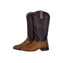 Botas US Cowboys Adulto Modelo Texana Feminina Couro Ferrugem e Bordo