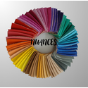 Tinta Acrílica Fosca para Couro e Tecido - Pack Completo com 60 Cores - Custom Ink Nuances 
