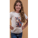 T-shirt Infantil Horse Flowers