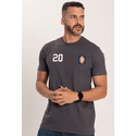 Camiseta Masc Thankfield - Cinza