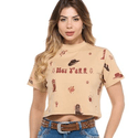 Cropped OX Horns - Nude