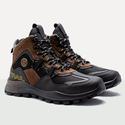 Bota Adventure Burke Trail em Couro Masculino Cano Médio Petróleo