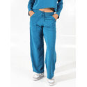 Calça Moletinho Pantalona Turquesa