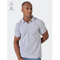 Polo Masculino Cinza Mescla 