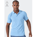  Polo Masculina Azul Bebê