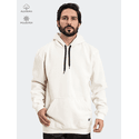 Moletom Canguru Masculino Off White