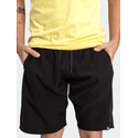 Bermuda Tactel Masculina Preta