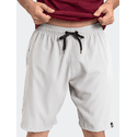 Bermuda Tactel Masculina Cinza Prata