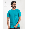 Camiseta Masculina Basic Azul Turquesa 