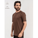 Camiseta Masculina Basic Marrom