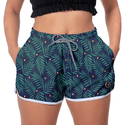 Short Feminino Samambaia Moda Praia ou Academia W2 Premium