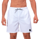 Short Masculino Branco White Moda Praia ou Academia W2 Premium