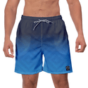 Short Masculino Degrade Cinza Azul Moda Praia ou Academia W2 Premium