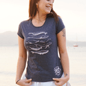 Camiseta Feminina - Coleção Cetáceos 