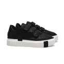 Sneakers Lançamento Preto Ajuste em Velcro 
