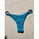 Calcinha Fixa Azul Texturizado