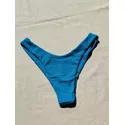 Calcinha Asa Delta Azul Texturizado