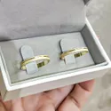 Aliança de Ouro 18k O PAR 
