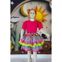 Saia 3 Marias - xadrez preto