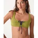Top Biquini Verde Matcha Anette
