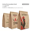 SACO KRAFT PERSONALIZADO TAMANHO GG - 50 UNIDADES