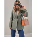 BLAZER CARLA ALFAIATARIA OLIVA