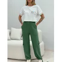 CALÇA PARACHUTE MOLETINHO VERDE