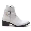 Bota Feminina Ankle Branco