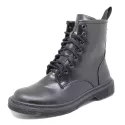 Coturno Inglês Estilo Veggie Preto Perfil Baixo All Black