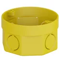 CAIXA DE LUZ 3X3 OCTOGONAL AMARELA TIGRE 