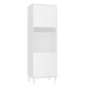 TORRE DORA 70CM 4 PORTAS + 1 NICHO MICROONDAS BRANCO SUPREMO 