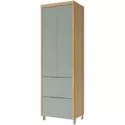PANELEIRO MARQUESA COM 2 PORTAS E 2 GAVETAS NATURE VERDE NESHER 