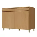 BALCÃO 2 PORTAS 2 GAVETAS NESHER SIMONE MENDES 120CM 100% MDF 