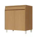 BALCAO 2 PORTAS 1 GAVETA NESHER SIMONE MENDES 80CM 100% MDF CRV