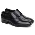 Sapato Scatamacchia Masculino de Couro Preto 7102