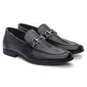 Mocassim Mantova Preto Solado de Borracha