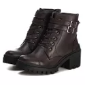 Bota Feminina Café Tratorada em Couro Legitimo Ref.: 6732 Pettinari - Modernidade e Resistência!