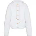 Jaqueta Moletom Detalhes Sarja Biamar | Branco