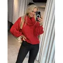Blusa Biamar Com Gola Removível Vermelho