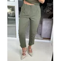 Calça Biamar com Bolso Faca em Viscolinho Verde 2904