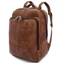 Mochila de Couro - Vintage Reforçada Fossel Whisky