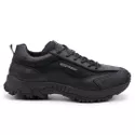 Tênis Adventure Vibram em Couro Spock Low Preto 