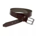 Cinto Masculino Café Mouro em Couro Wood