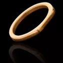 Anel Sinete 11x2,3mm Aço Inox Dourado 