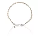 Pulseira Pérola Água Doce Prata 925 