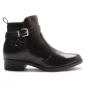 Bota Molly Feminina Melissa com Ziper e Fivelas Preta