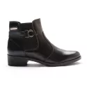 Bota Molly Feminina Melissa com Elástico Lateral e Metal Preta