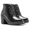 Coturno Molly Feminino Valentina com Elástico - Preto