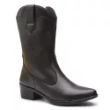BOTA MOLLY WESTERN FEMININA PRETA